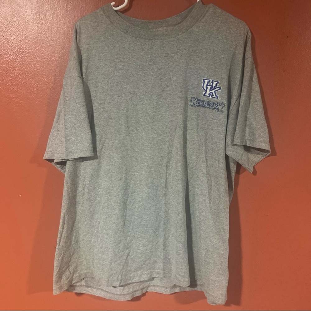 Vtg Logo Athletic University Of Kentucky Grey T-Shirt